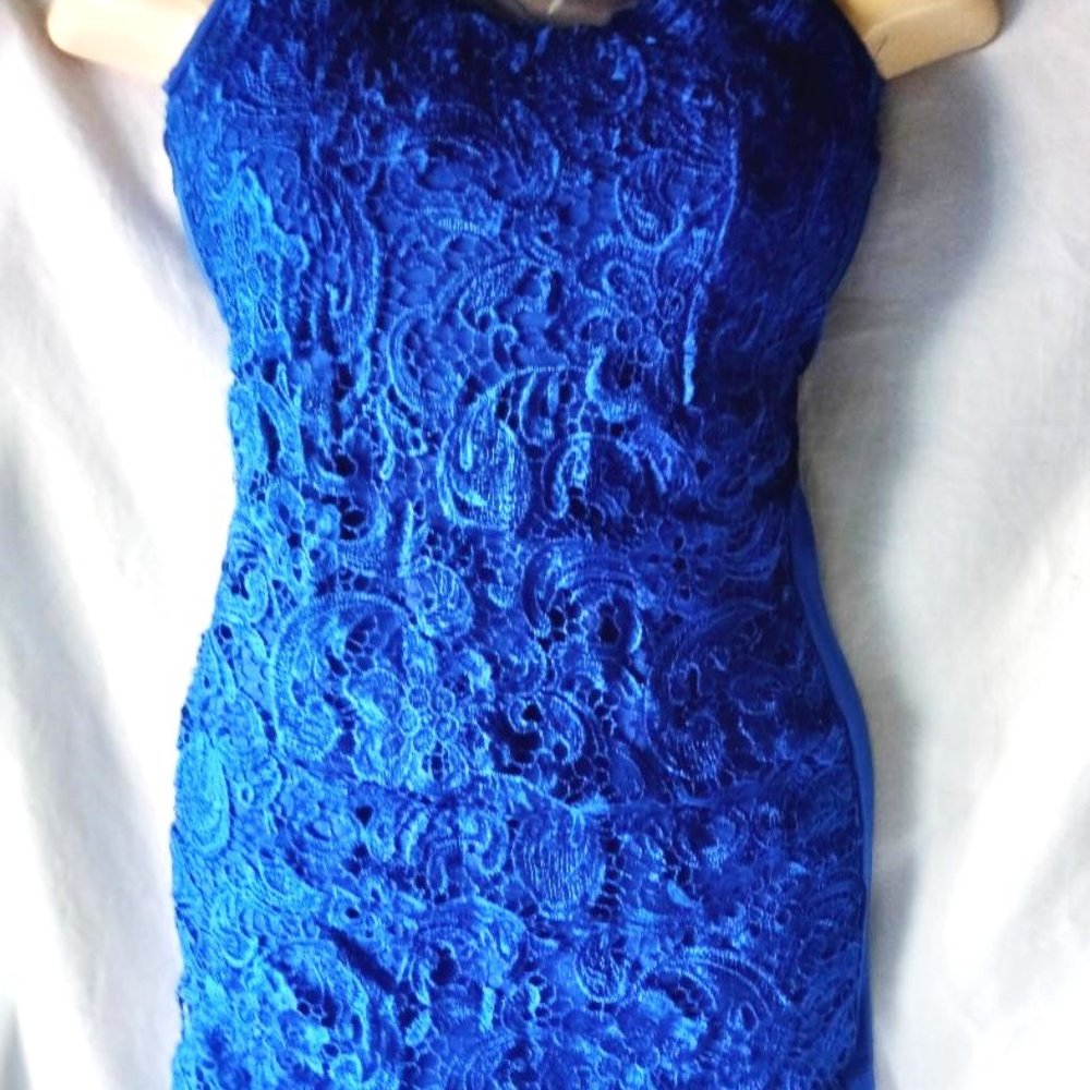 Junior's Blue Sleeveless Dress Size XS